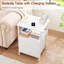 41cm W Metal Bedside Table