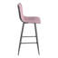 Agda Upholstered Counter Stool with Metal Frame-34078029