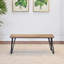 Ensemble de salle à manger 6 pièces, table à manger en épingle à cheveux avec 4 chaises et banc-946867835