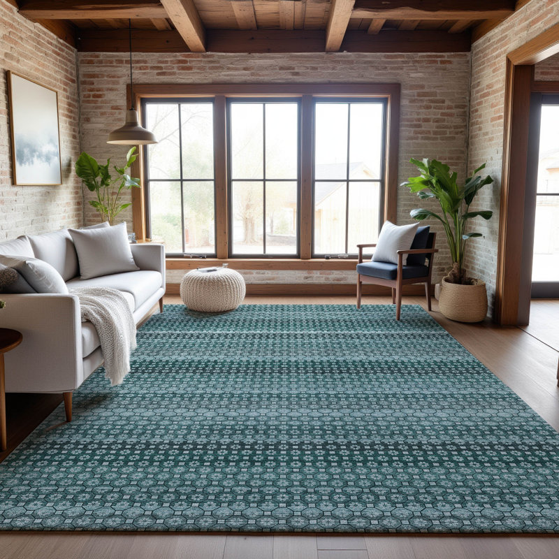 Tapis de qualité supérieure lavable à la machine Elize AMF1419, Rectangle 10 pi x 14 pi
