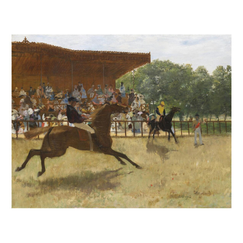 The False Start by Edgar Degas - Giclee Print, 22" H x 28" W