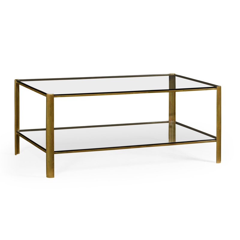 Cosmo Glass Top Coffee Table