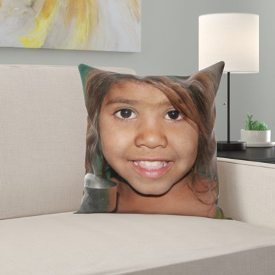 Microsuede Throw Pillow