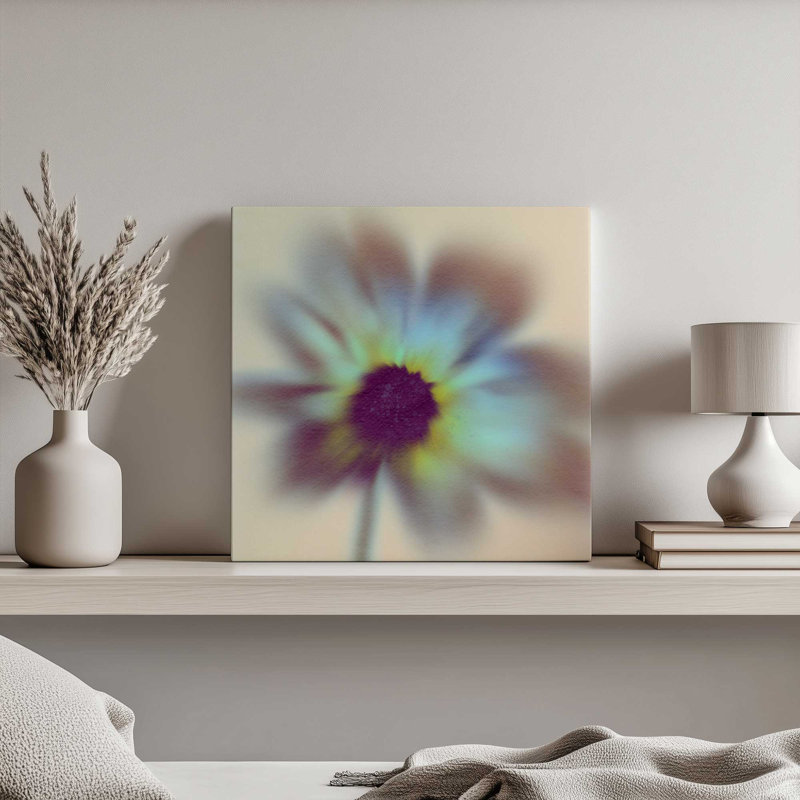 Reproduction d'art sur toile «psychedahlia I» par Victoria Barnes, H 20 po x l 20 po