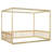 Canopy Frame Floor Bed With Fence, Guardrails-303294649-334026745