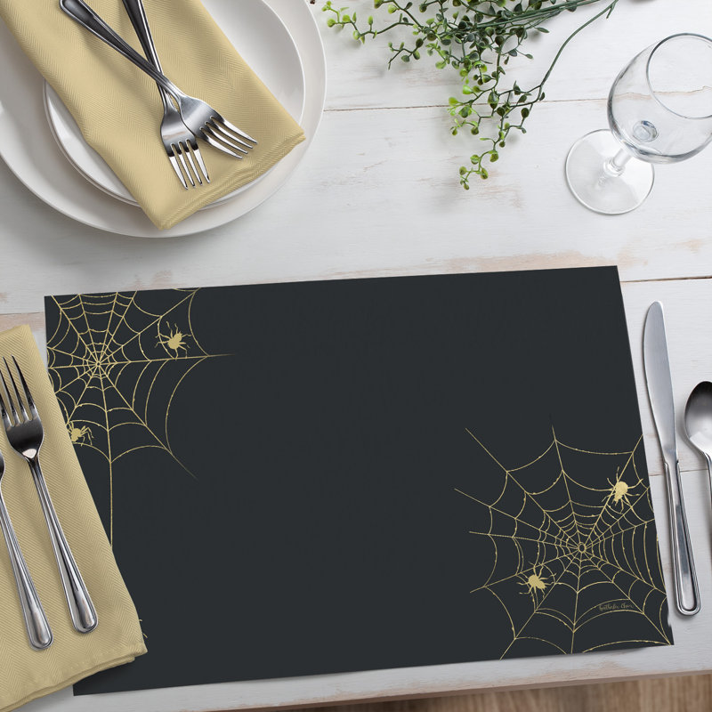 Spiderwebs 24-Sheet Premium Paper Placemats