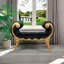 Mavro Apolline Crescent Upholstered Bench