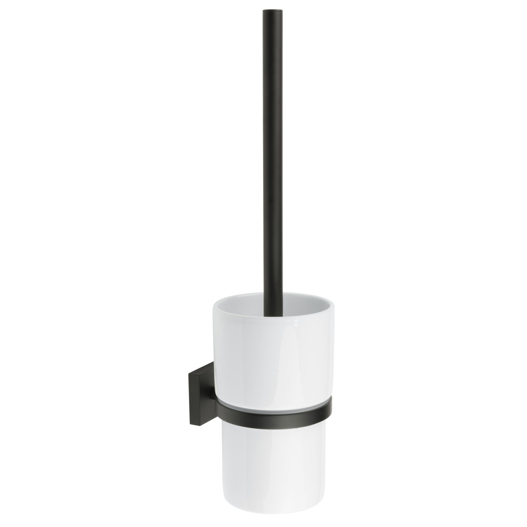 Witherspoon 15in. H Wall Mounted Toilet Brush and Holder Orren Ellis 