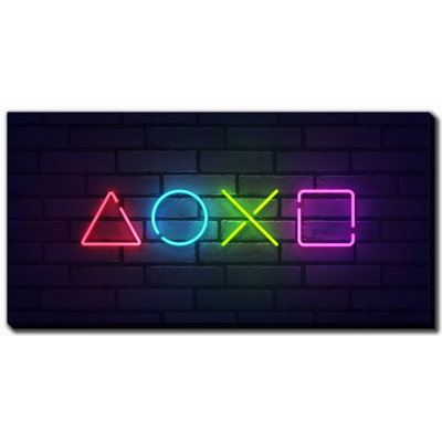 Gaming Symbols Canvas Wall Art
