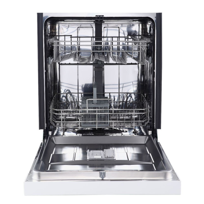 Moffat 24" Built-in Front Control Dishwasher With Stainless Steel Tall Tub White - Mbf420sgpww