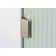 Aurora 32 in. x 78 in. Fully Frameless Fluted Radius Single Fixed Shower Panel