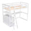 Lit mezzanine simple blanc avec bureau, tablette et étagères-482988564-482988554