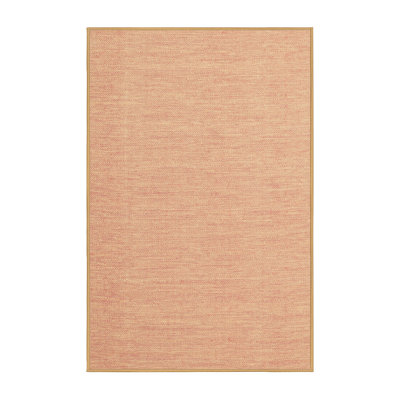 Tapis rose en laine / polyester tissé à la machine Dobrotin