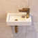 Liberty 15.42'' x 7'' Vitreous China Rectangular Wall Mount Bathroom Sink with Faucet Hole