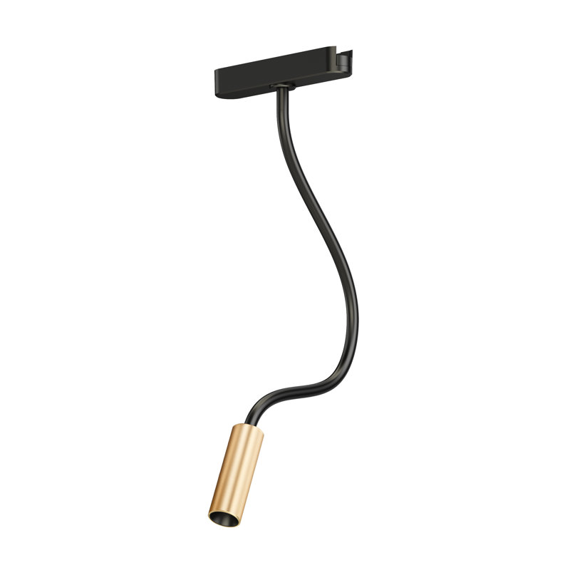 Continuum - Track LED Adjustable Track Pendant, Black/Gold