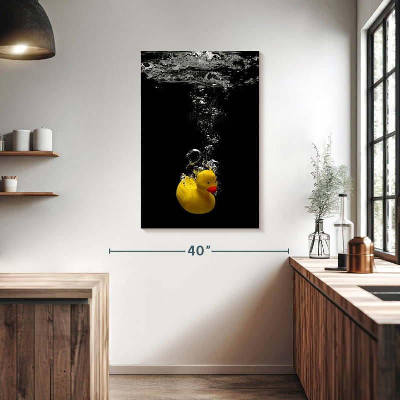 Aletra Underwater Rubber Duck, 39" H x 26" W