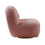 Chaise d'appoint rembourrée avec pivot -805606884