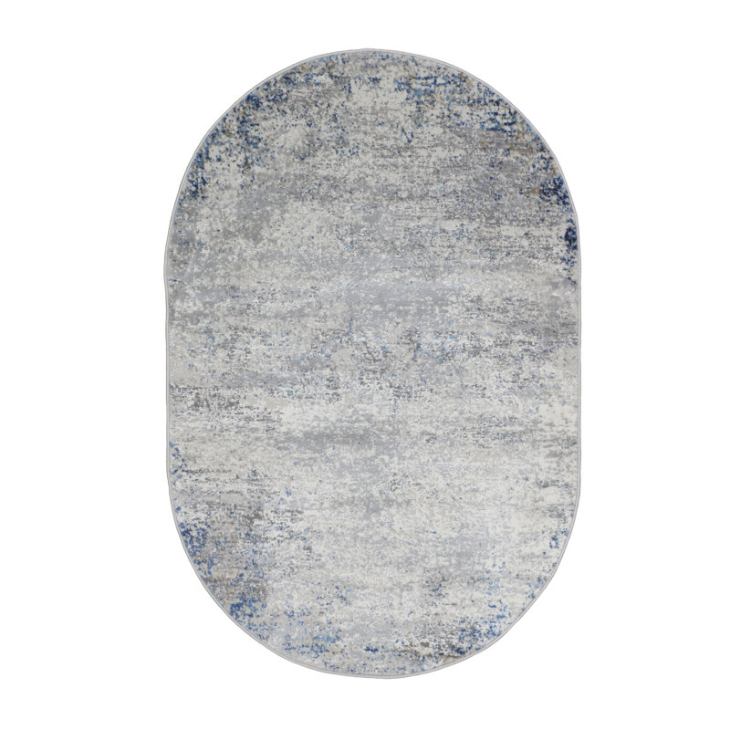 Stella Geometric Indoor Rug, Oval 3' x 5'