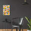 Art mural en verre épique «Citrus» par Elizabeth Caldwell, 16 po x 24 po-138883971