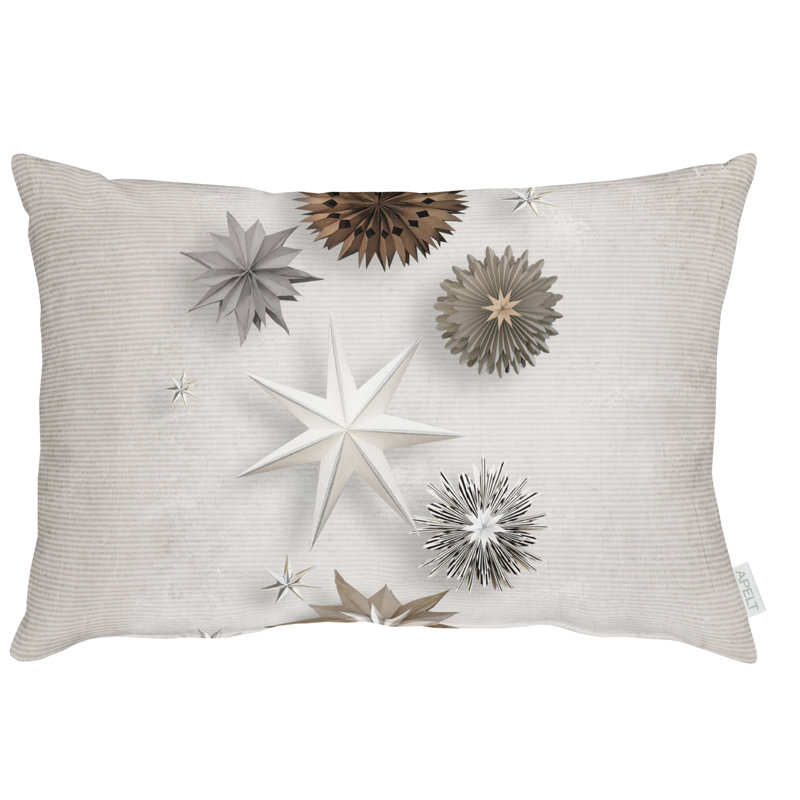 Choudhry Cushion, Beige, 35cm H x 50cm W, Rectangular