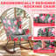 Chaise berçante à oreilles en porcelaine-108741124