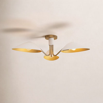 Raelle 3 Light Semi Flush Mount