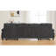 Noir, en forme de U, chaises longues doubles, rangement, accoudoirs latéraux-1871395630-1871395629