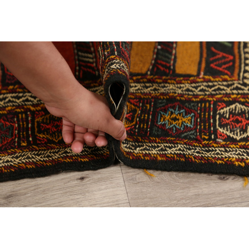 Tapis tribal tissé à la main Kilim 3 x 6