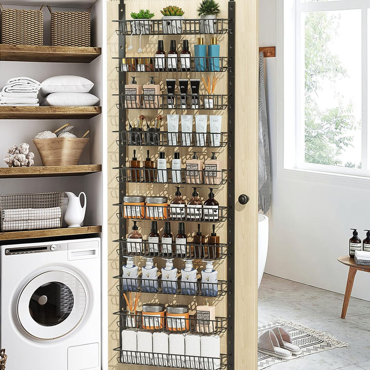 Over the Door Pantry Organizer, 10-Tier Adjustable Baskets Pantry