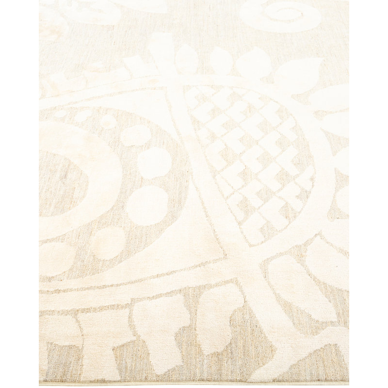 Kimmya One-of-a-Kind 5' 10" X 8' 10" 2010s Wool Area Rug in
