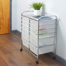Multicolor 12 Drawer Rolling Cart by Simply Tidy™