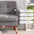 Carmencita 65" Linen Upholstered Square Arm Loveseat-995237776-966046579