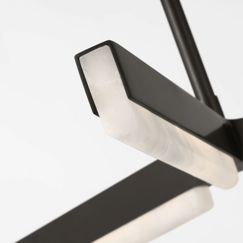 Linea LED Chandelier, Bronze