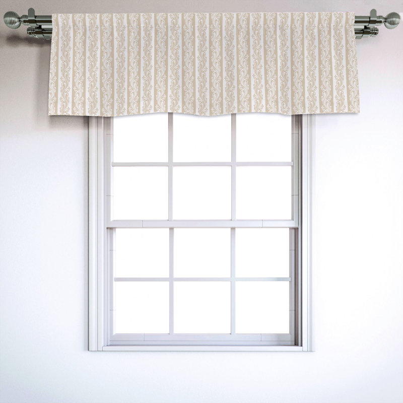 Sateen Ruffled Window Valance