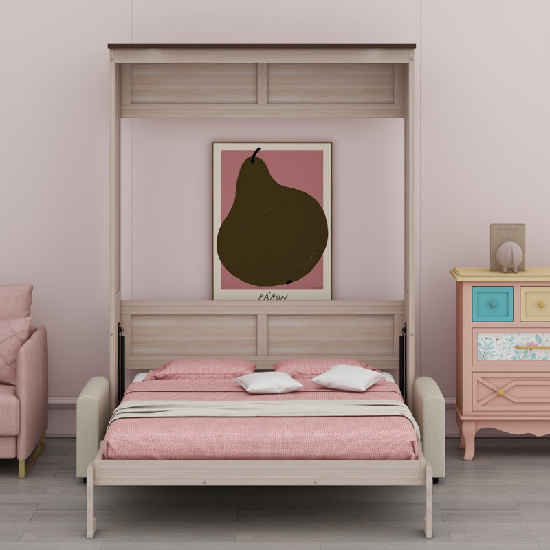 Murphy Bed With Sofa And LED