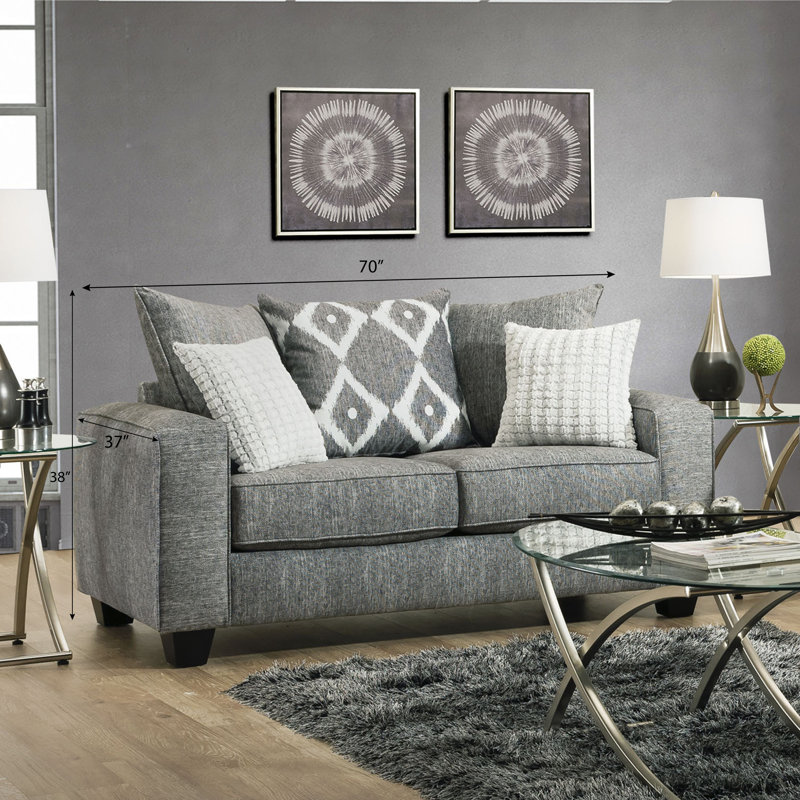 Persinger Upholstered 70'' Loveseat
