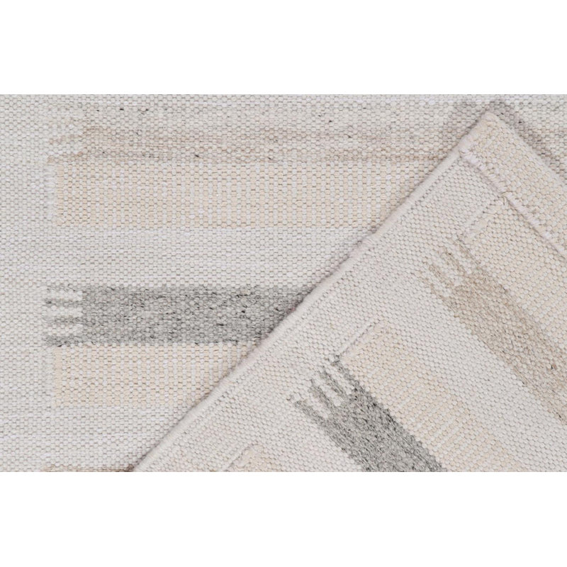 Scandinavian Wool Geometric Area Rug, Rectangle 10' x 14'