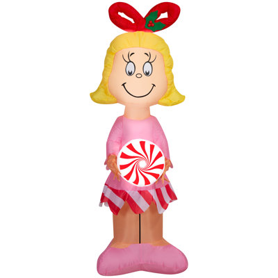 Airblown Christmas Light-Cindy Lou Who with Peppermint-MD-Dr. Seuss