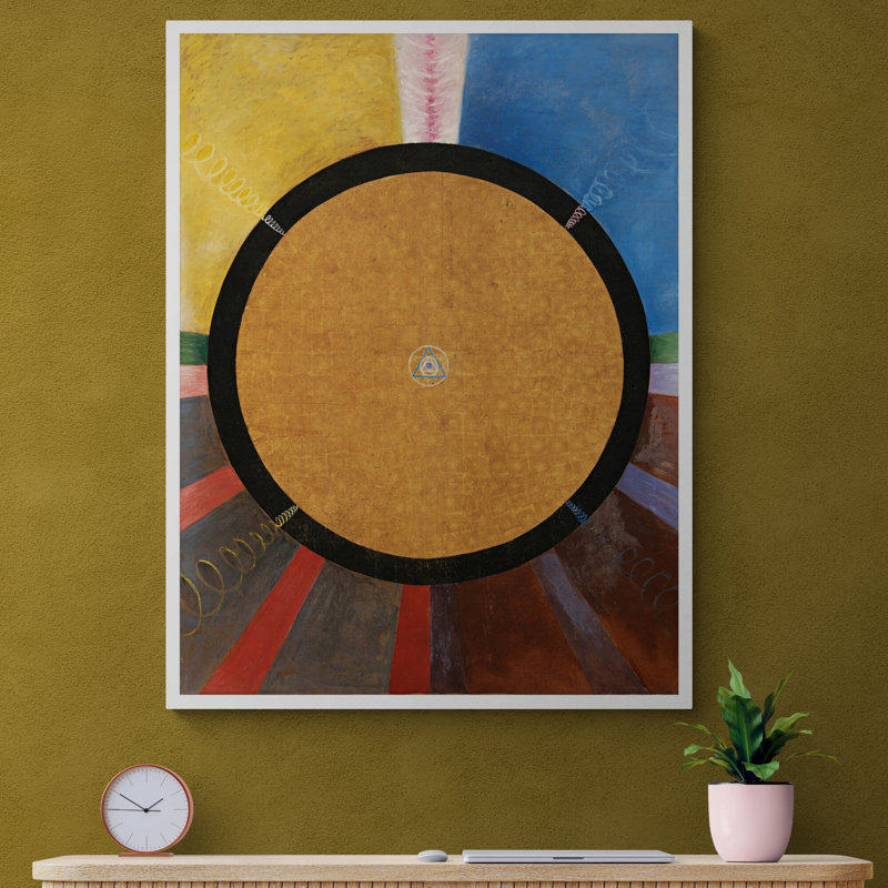 Andriette Altarpiece No.3 by Hilma Af Klint - Wrapped Canvas Print, 117cm H x 81cm W x 5cm D