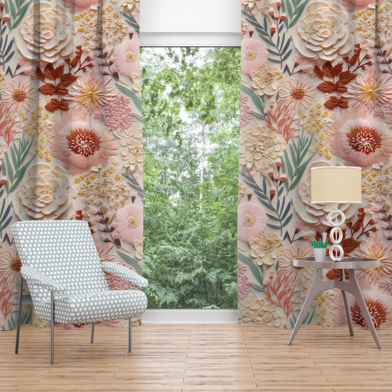Robinswood Room Darkening Curtain Pair, 40" W x 61" L