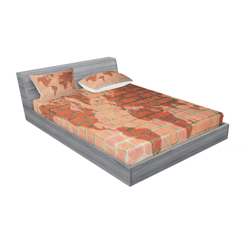 Ensemble de draps en brique, Taie d'oreiller taille double