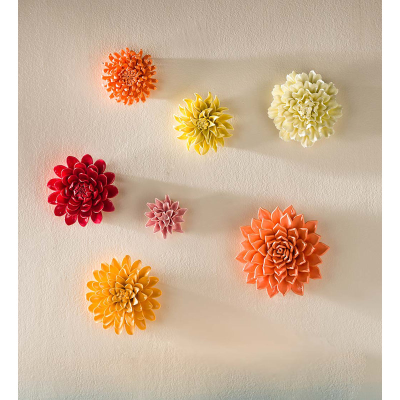 Handmade Ceramic / Porcelain Wall Decor, Pale Yellow