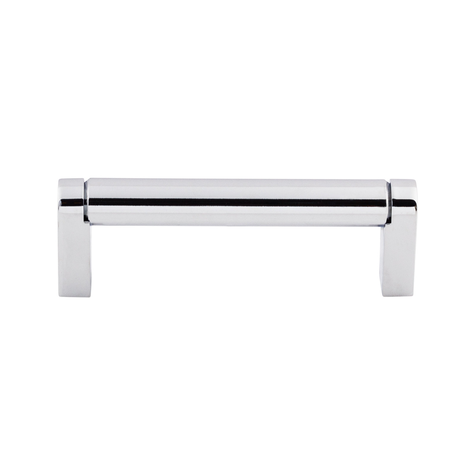 Pennington Bar Cabinet Pull, Polished Chrome, 3 3/4" Center to Center