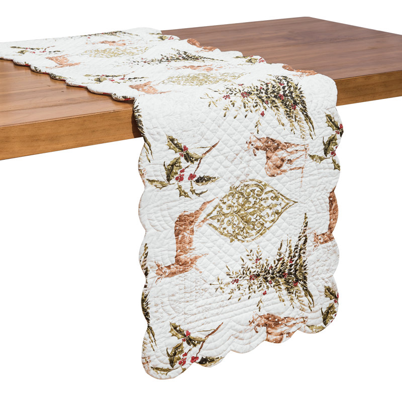 Reindeer Tracks Table Runner