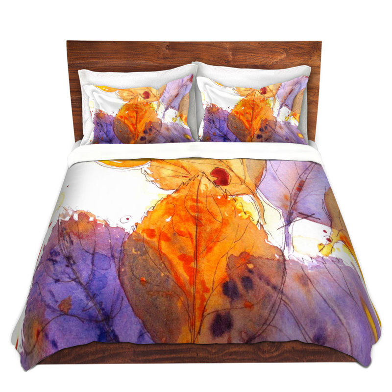 Ensemble de housse de couette anticipation d’automne, 1 housse simple + 1 taie standard