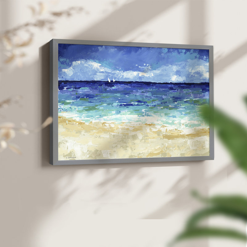 Sunny Day - reproduction encadrée - réversible, H 8 po x l 10 po, Gris