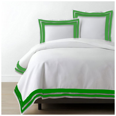 400TC Cotton Sateen Double Border Frame Duvet Cover Set