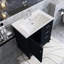 Meuble-lavabo moderne de 30 po avec porte à fermeture douce et 3 tiroirs