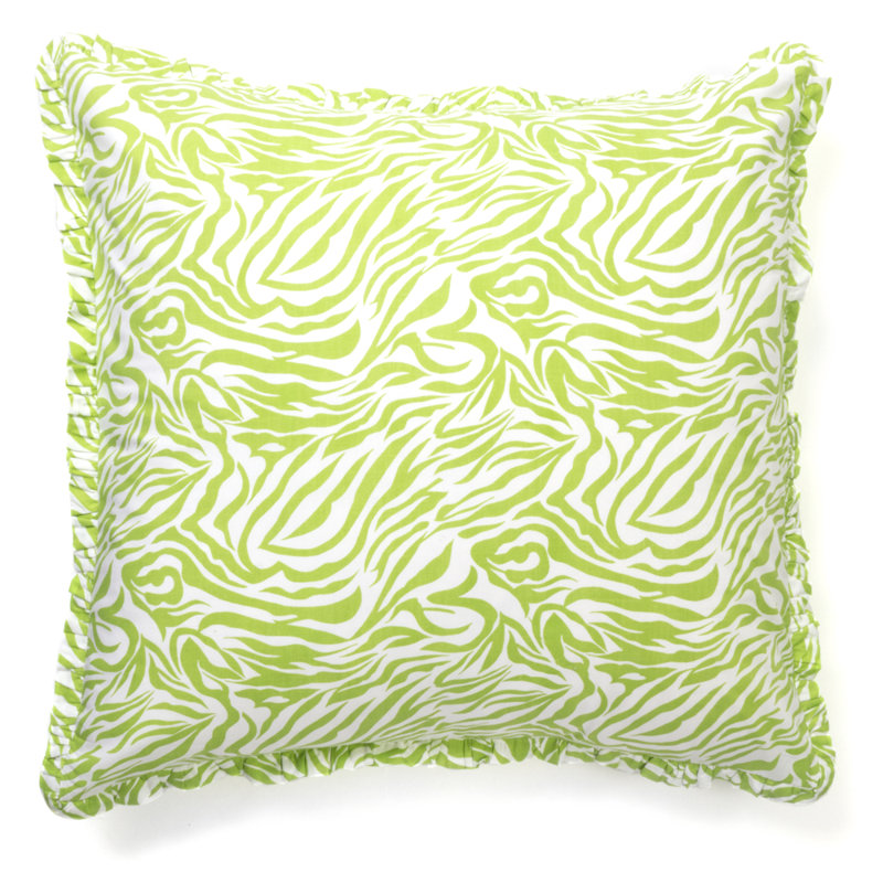 Taie décorative à imprimé animal Bani Polyester - Euro, Européen, Violet