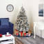 Lighted Artificial Pine Christmas Tree-971251207